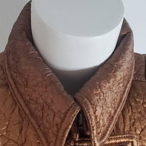 BURBERRY jacket -size 42- Metalic Cooper color -made in Italy - Picture 8 of 17